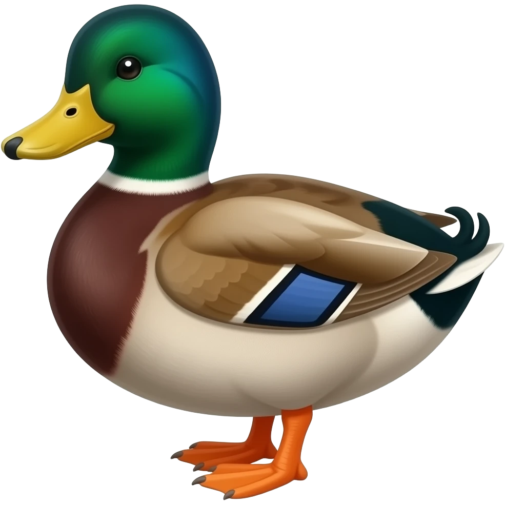 create emoji of tigerpainted duck emoji