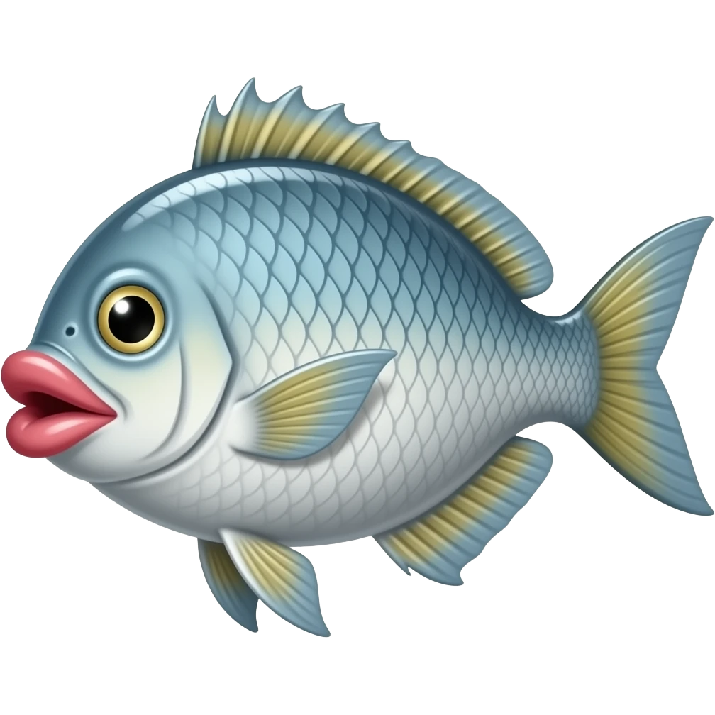Рыба губа emoji