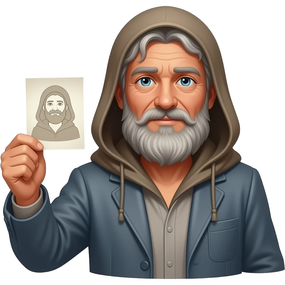 beggar Showing Notepaper emoji