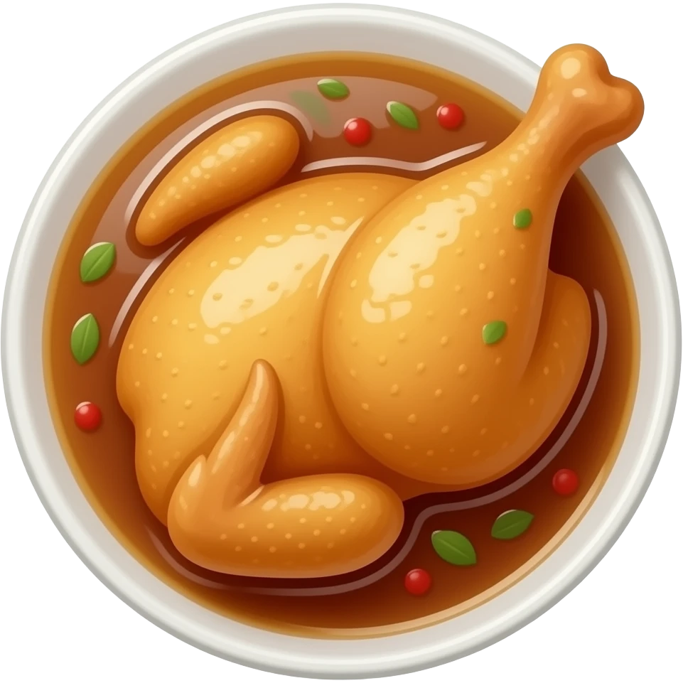 chicken adobo emoji