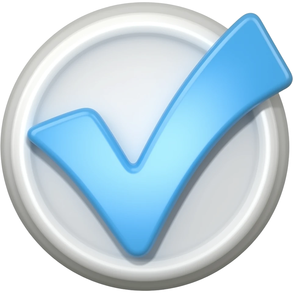 Centang biru tiktok emoji