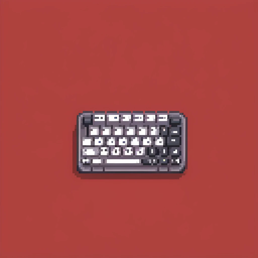 1 keycap with red background emoji