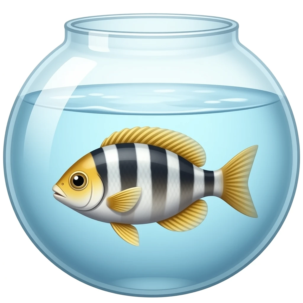 acquario pesci vetro emoji