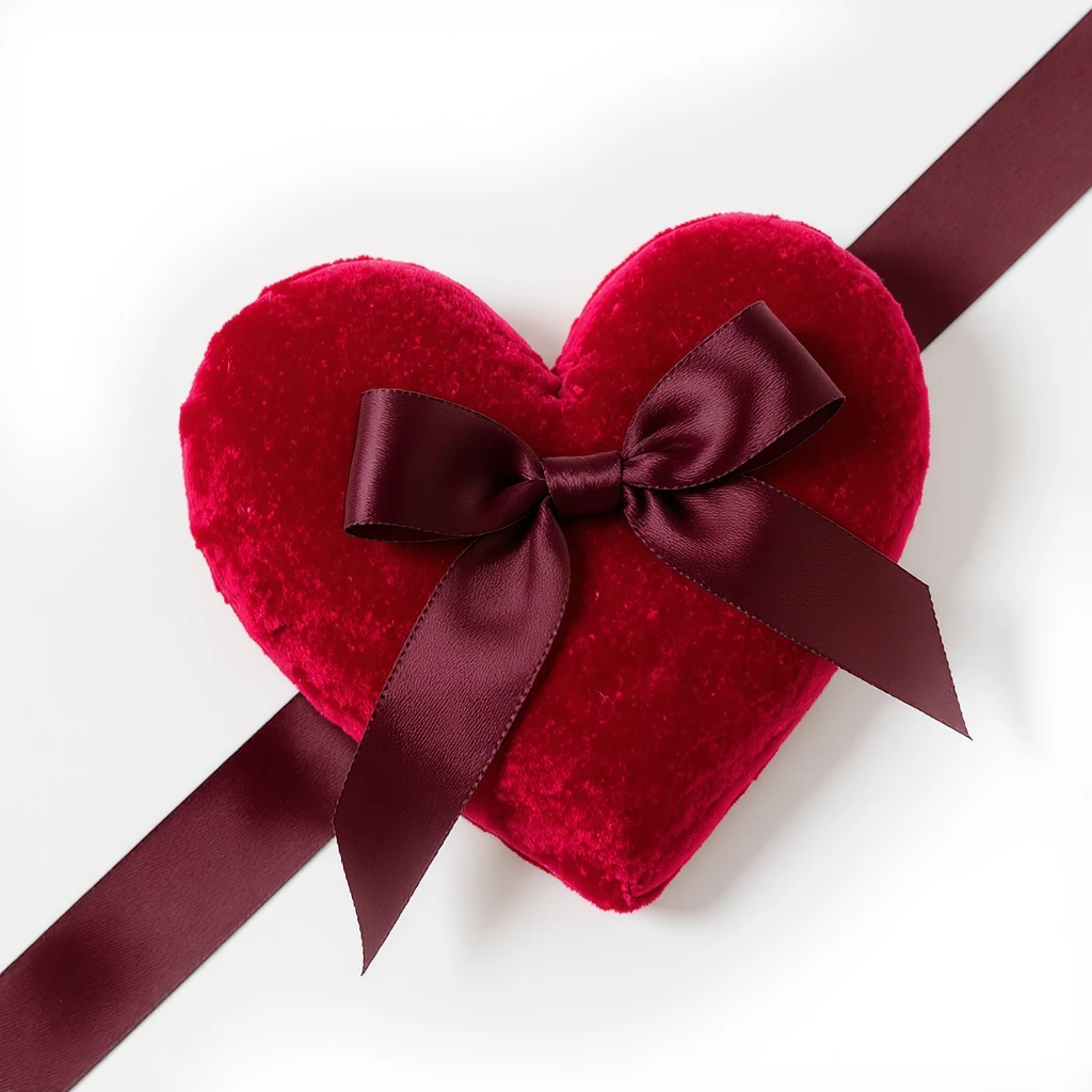 heart with a velvet ribbon emoji