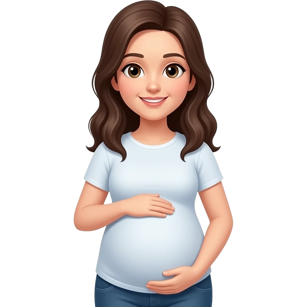 Emoei pregnant emoji