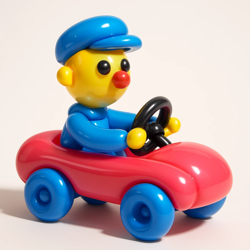 person driving a car emoji