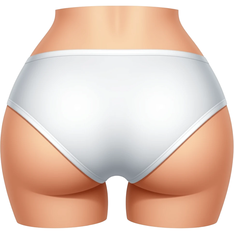 butt without underwear emoji