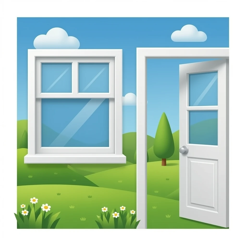 window and door emoji