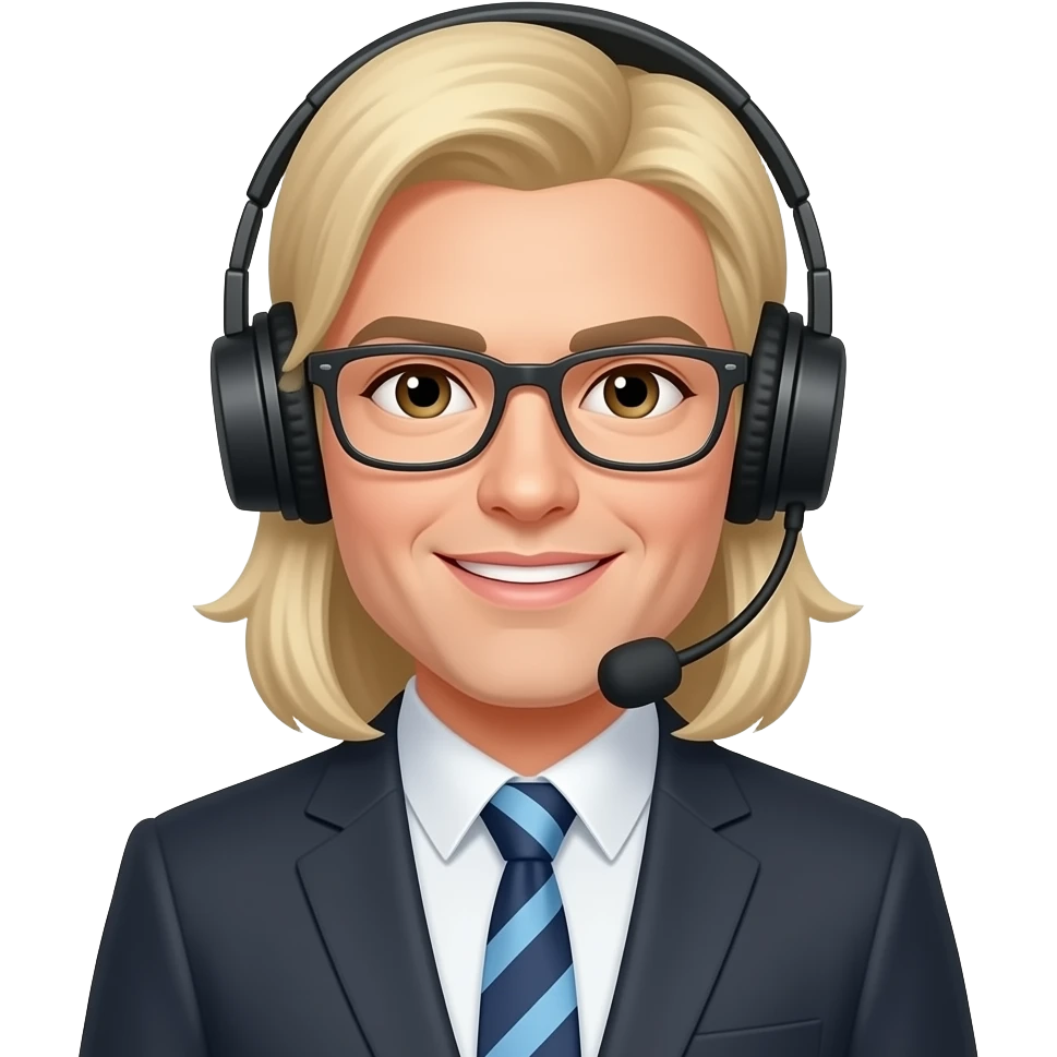 a TV host emoji