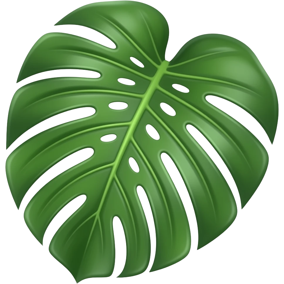 How about a single large monstera deliciosa leaf with a lot of holes emoji