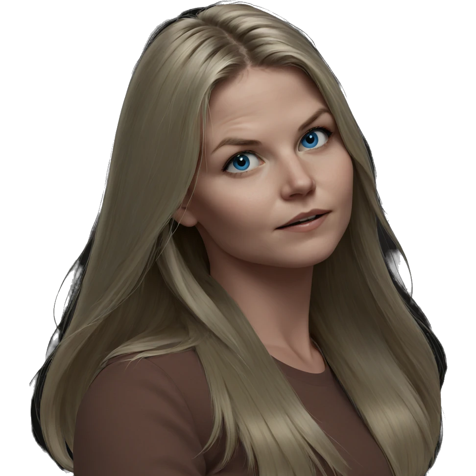 blonde girl with blue eyes emoji