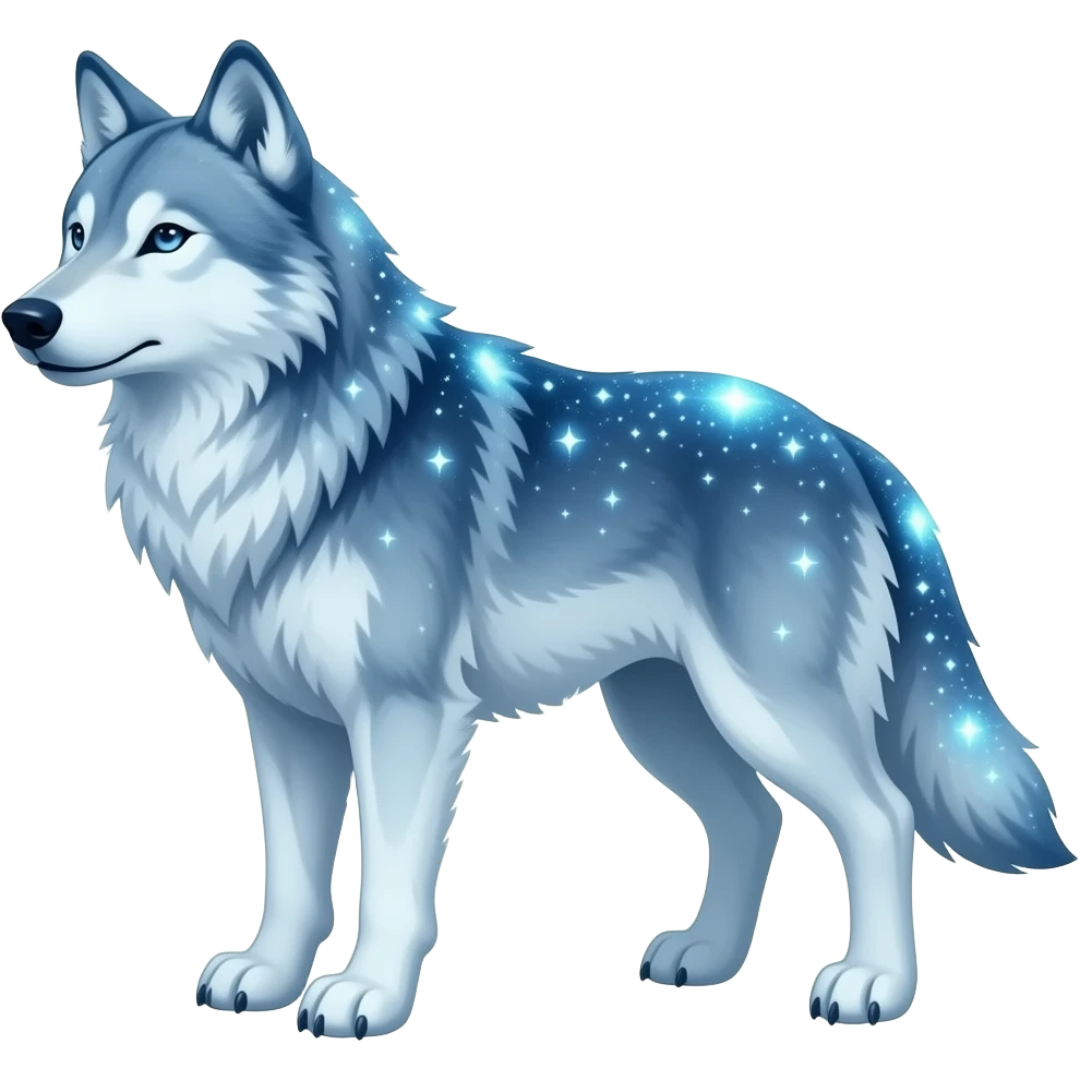 magic wolf emoji