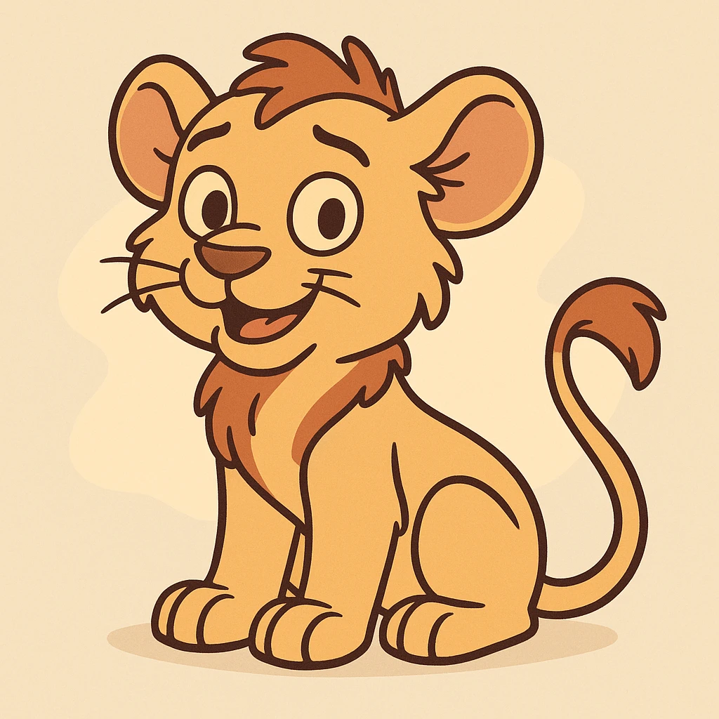 Lion cub emoji