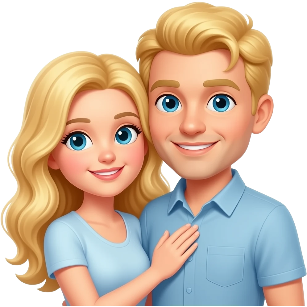 Liebespaar blond emoji