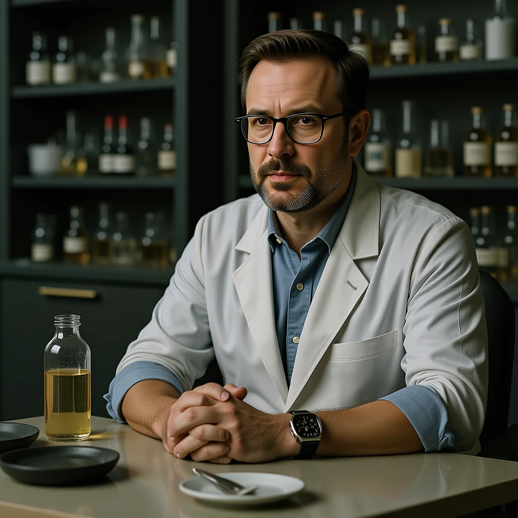 illustration inspired by Breaking Bad, Walter White and Jesse Pinkman in laboratory, realistic style emoji