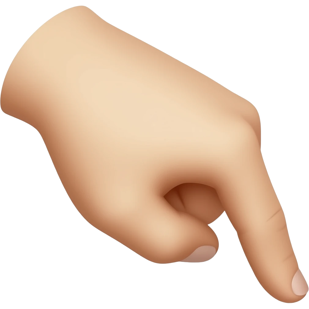finger below emoji