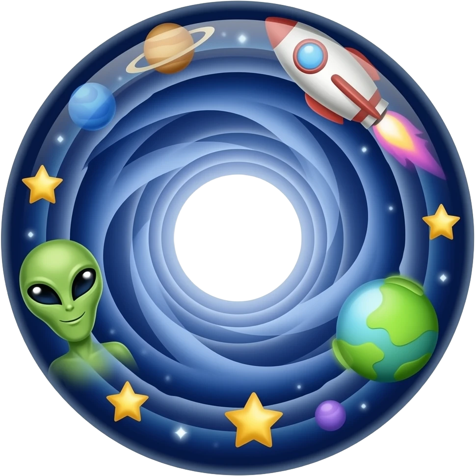 An emoji of litrally everything cool stuff like galaxies and things emoji