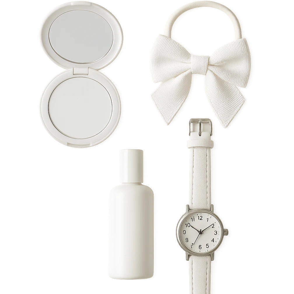 white girly object, in one pic, remove background  emoji