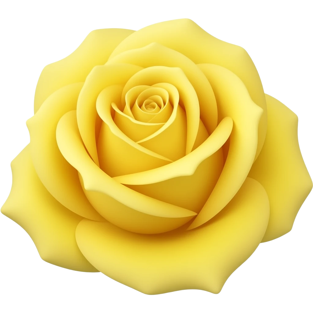 Yellow rose emoji