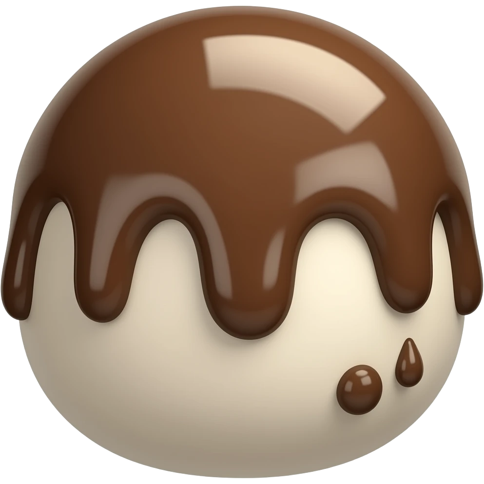 liquid chocolate emoji