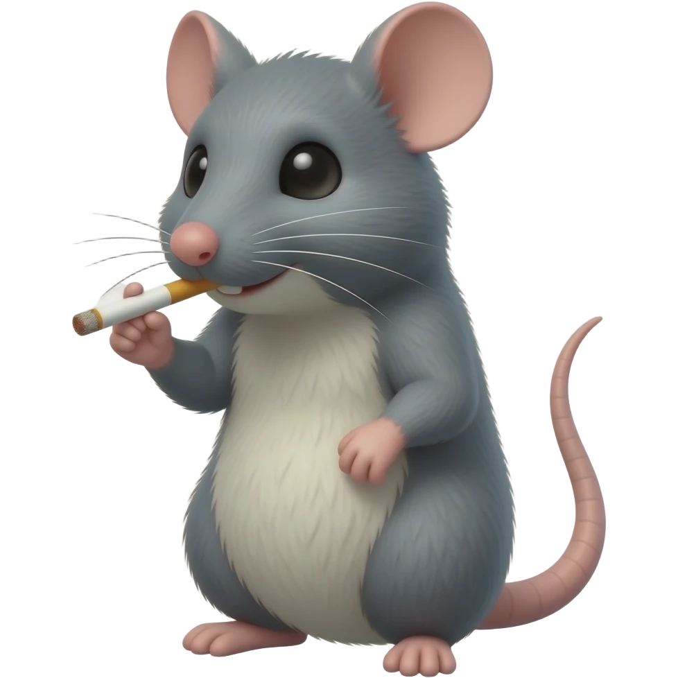 Rat smoking emoji