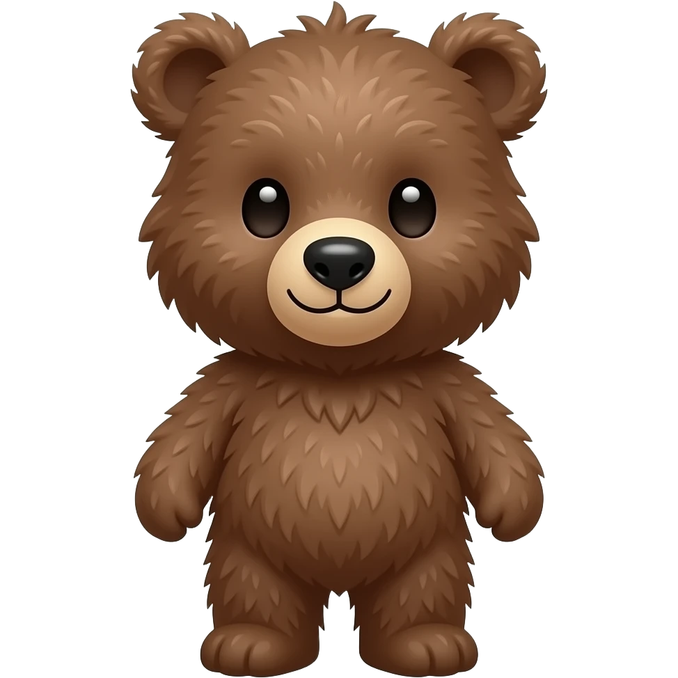 El osico del mismo color del pelaje del cuerpo emoji