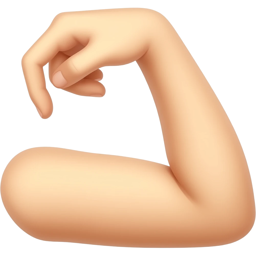 emoji ganzer arm ellebnbogen geste offene hand, kein körper emoji