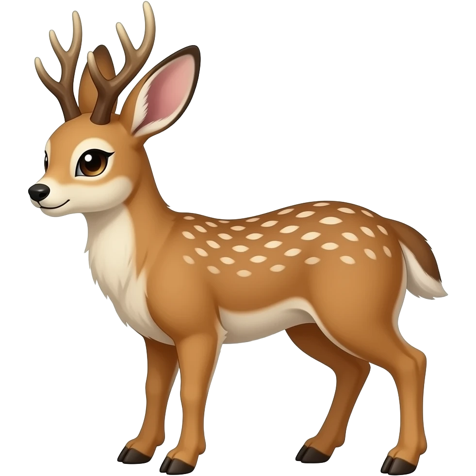 Jackalope-deer-Eevee-fusion-hybrid-animal-creature emoji