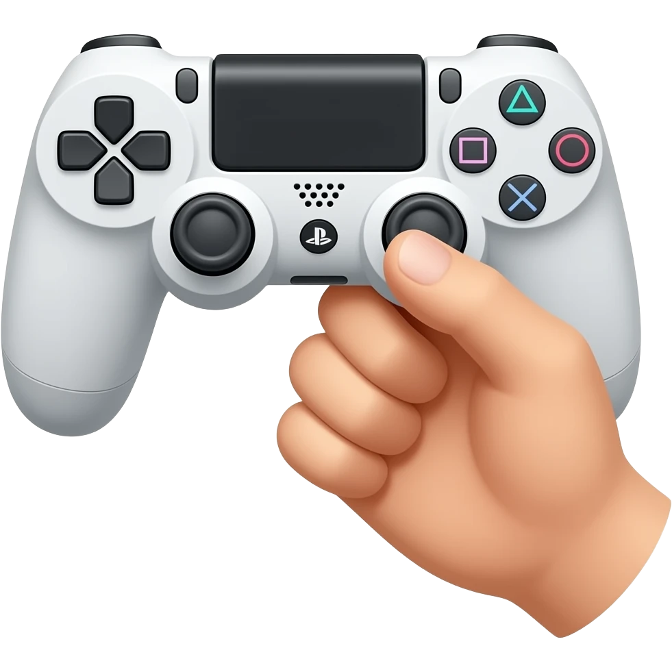 بل ستيشن  ل الون الابيض يد emoji