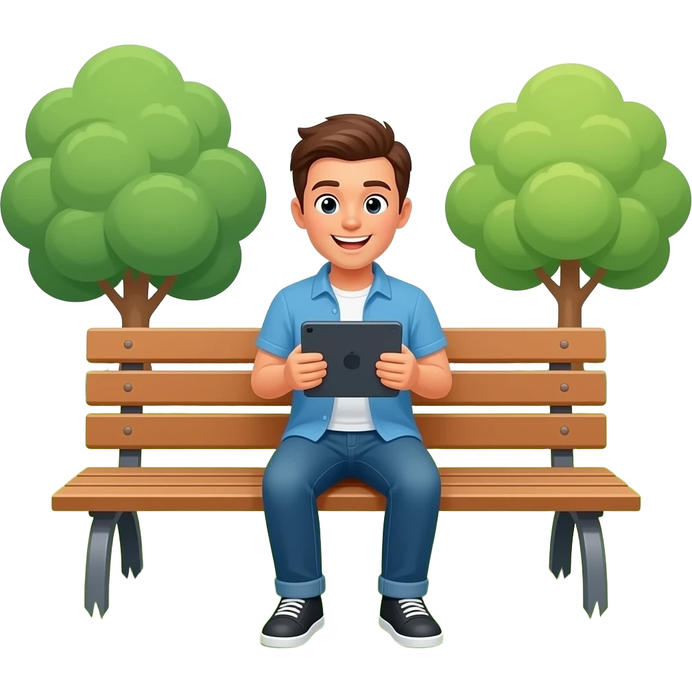 Connecting with people, streaming shows and outdoors emoji