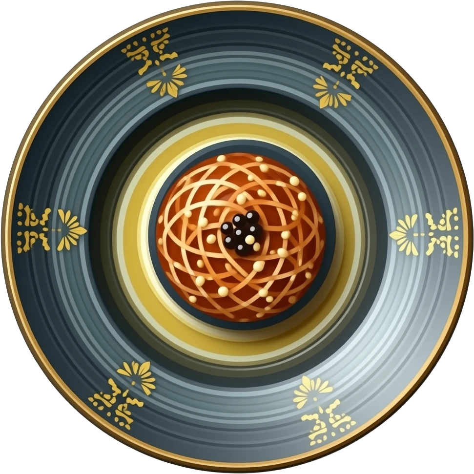 un plat japonais. La vue est en 3/4 Ajoute subtilité pour renforcer l'impression de luxe de la scène. L'ensemble est isolée sur un fond blanc. emoji