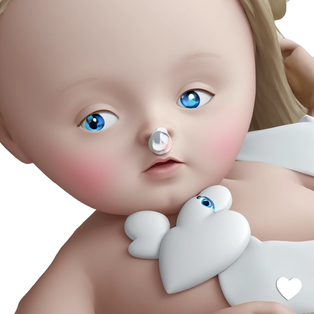 girl with blue eyes heart emoji