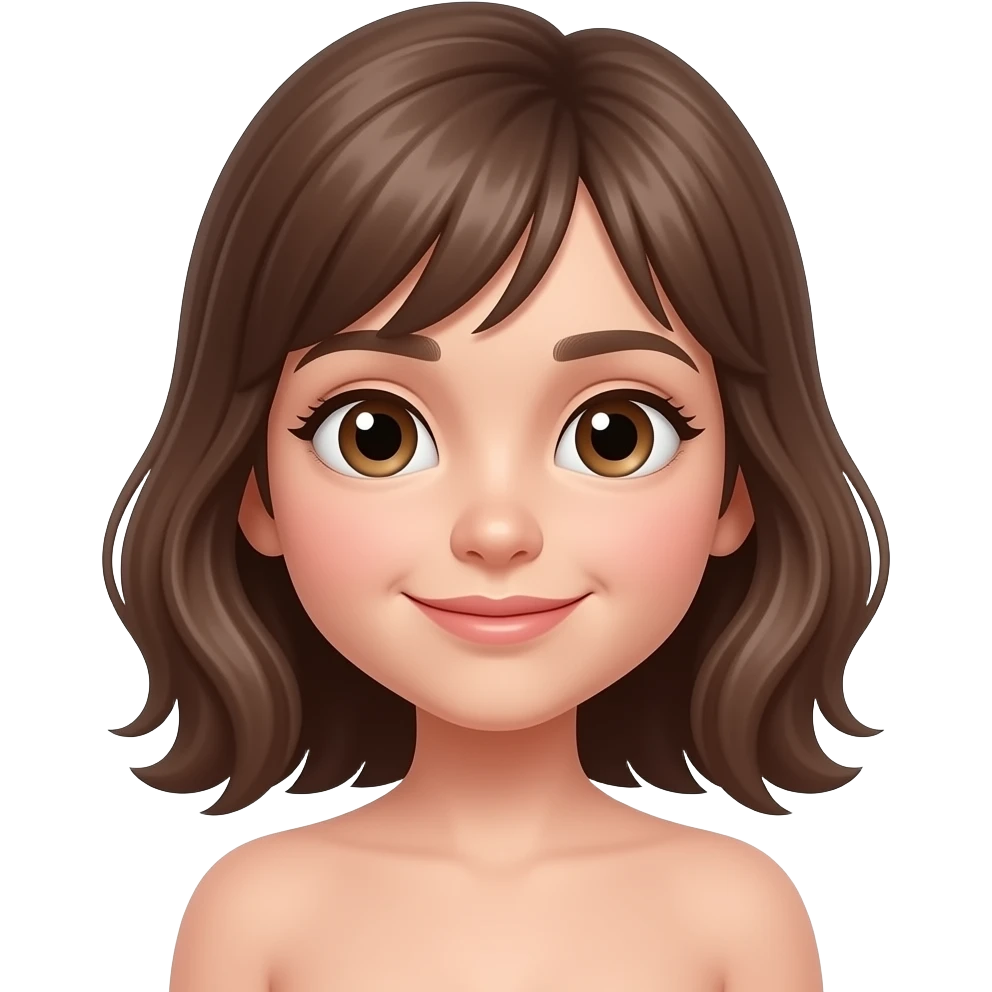 Écolière nue emoji