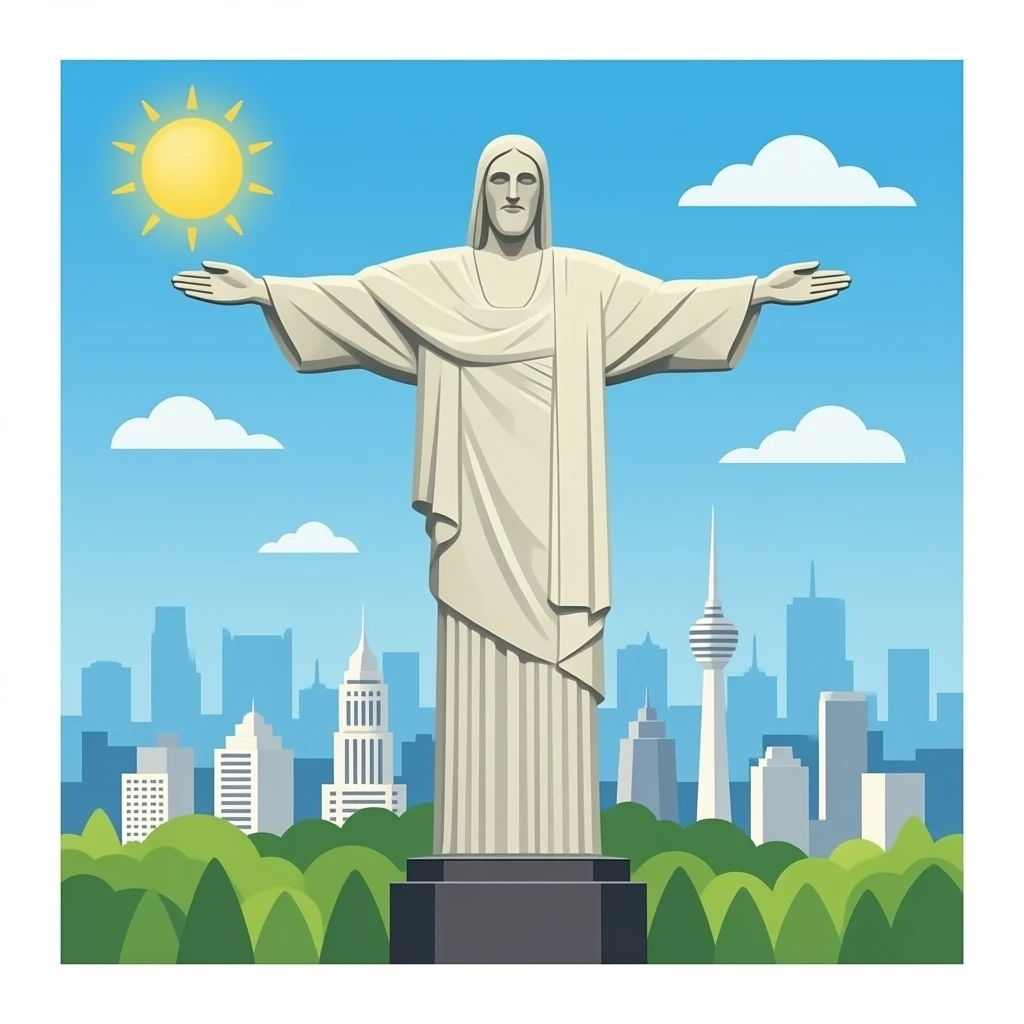 Christ the Redeemer emoji