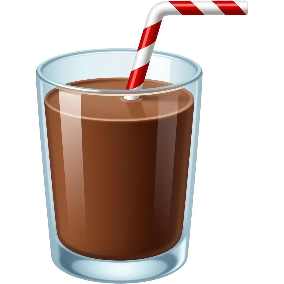 Chocolate milk emoji