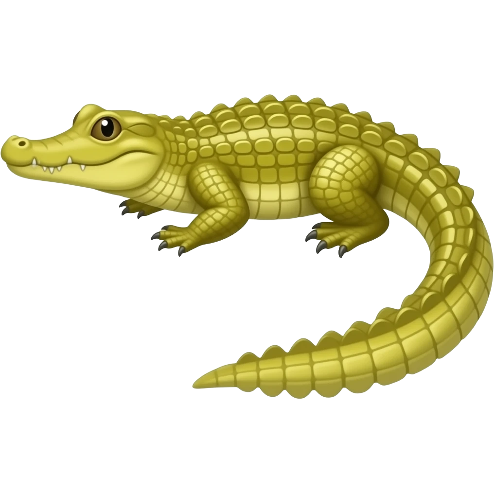 Cocodrilo amarillo emoji