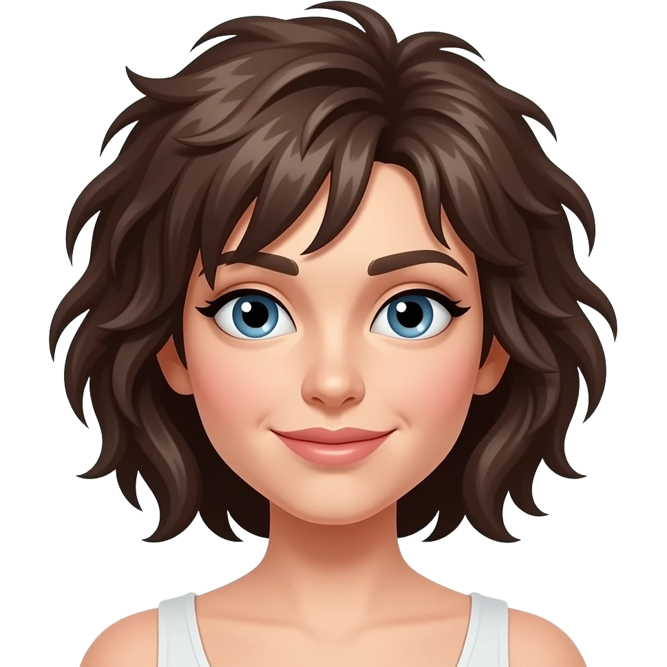 Woman with messed up haircut emoji