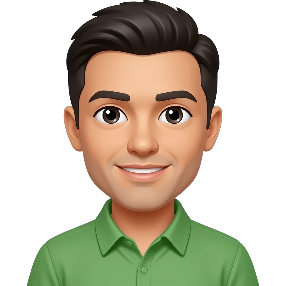 My collar is green emoji