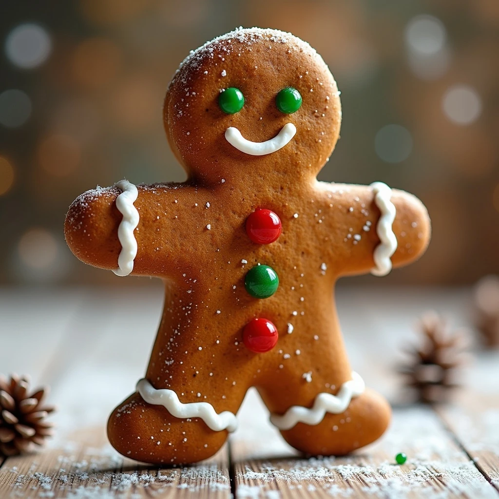 gingerbread man emoji