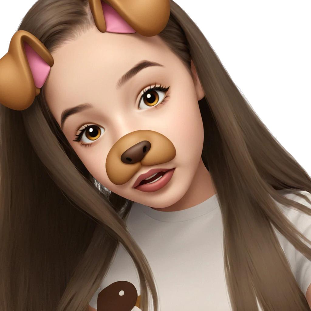 girl with dog ears emoji