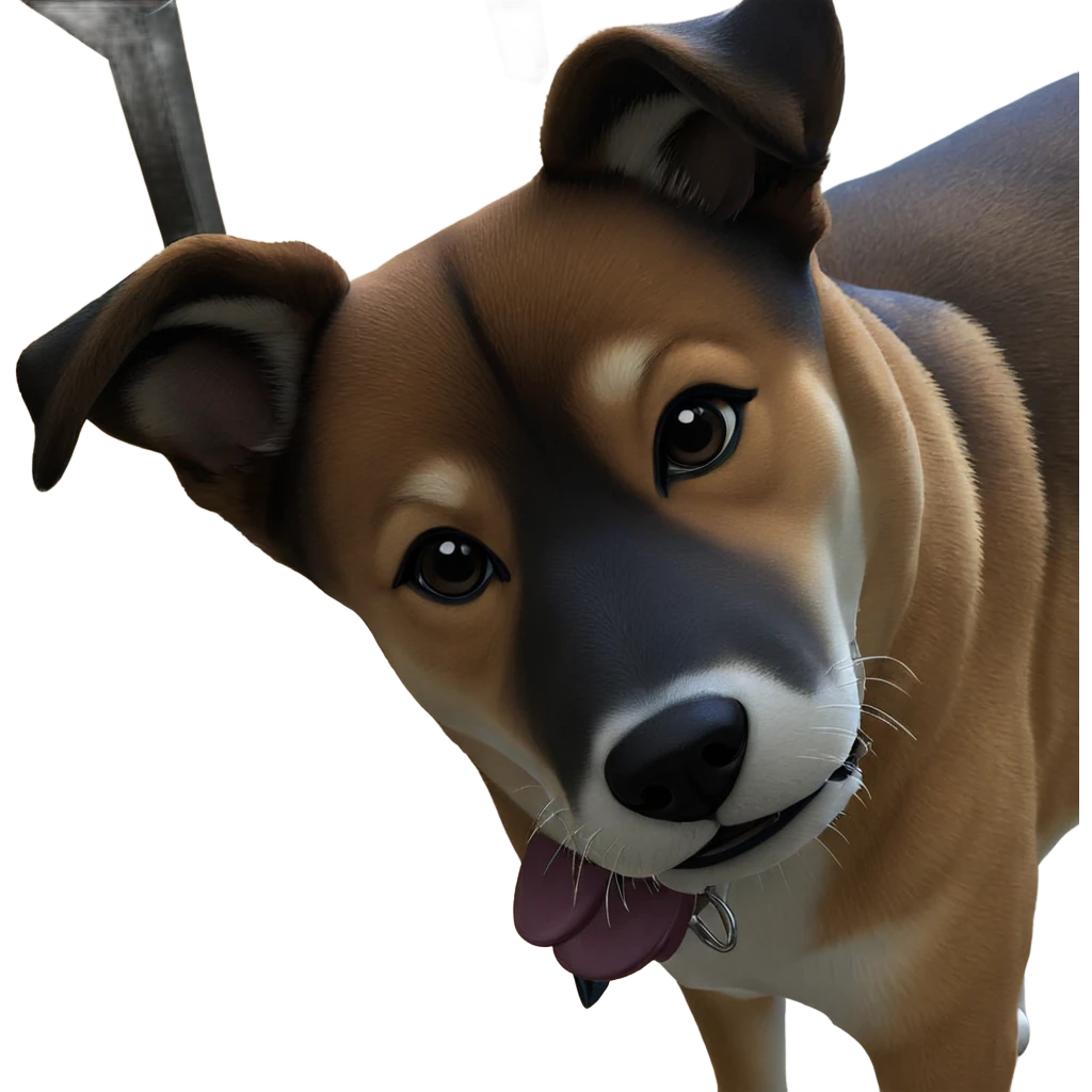 realistic shiba inu portrait emoji