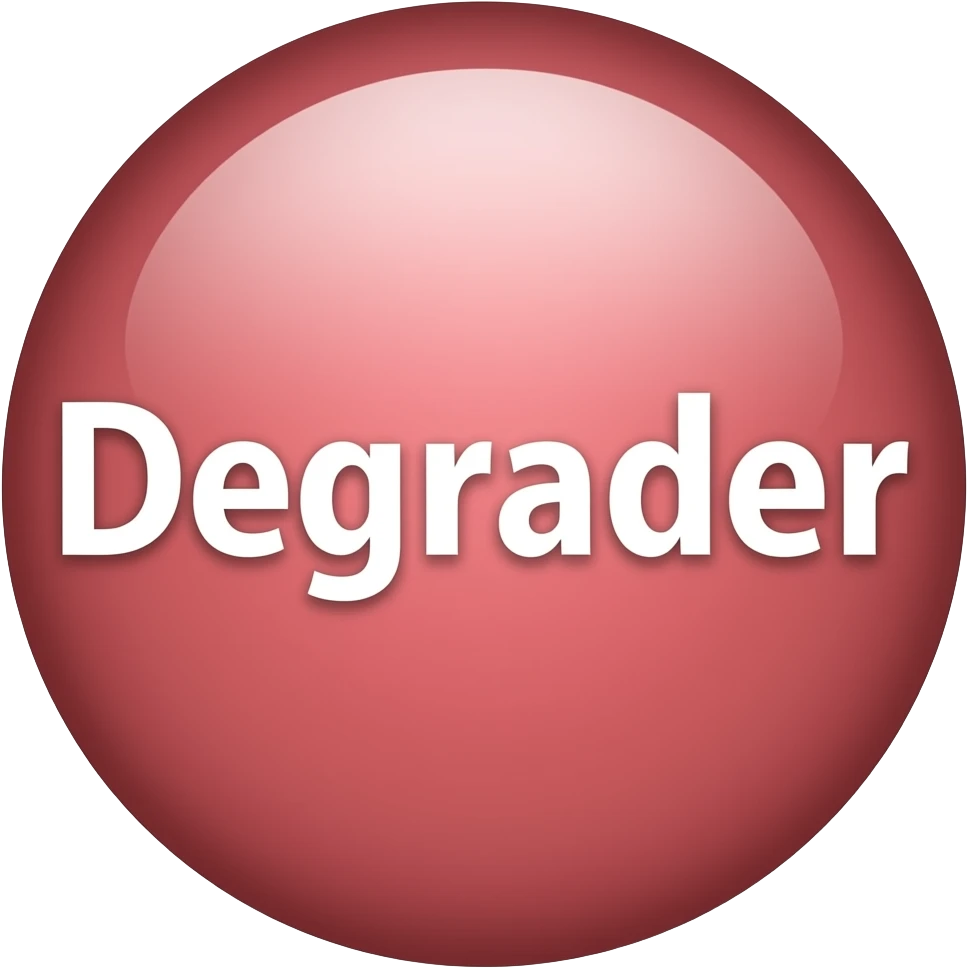 make a naughty sexual and seductive that just says the word "Degrader" emoji