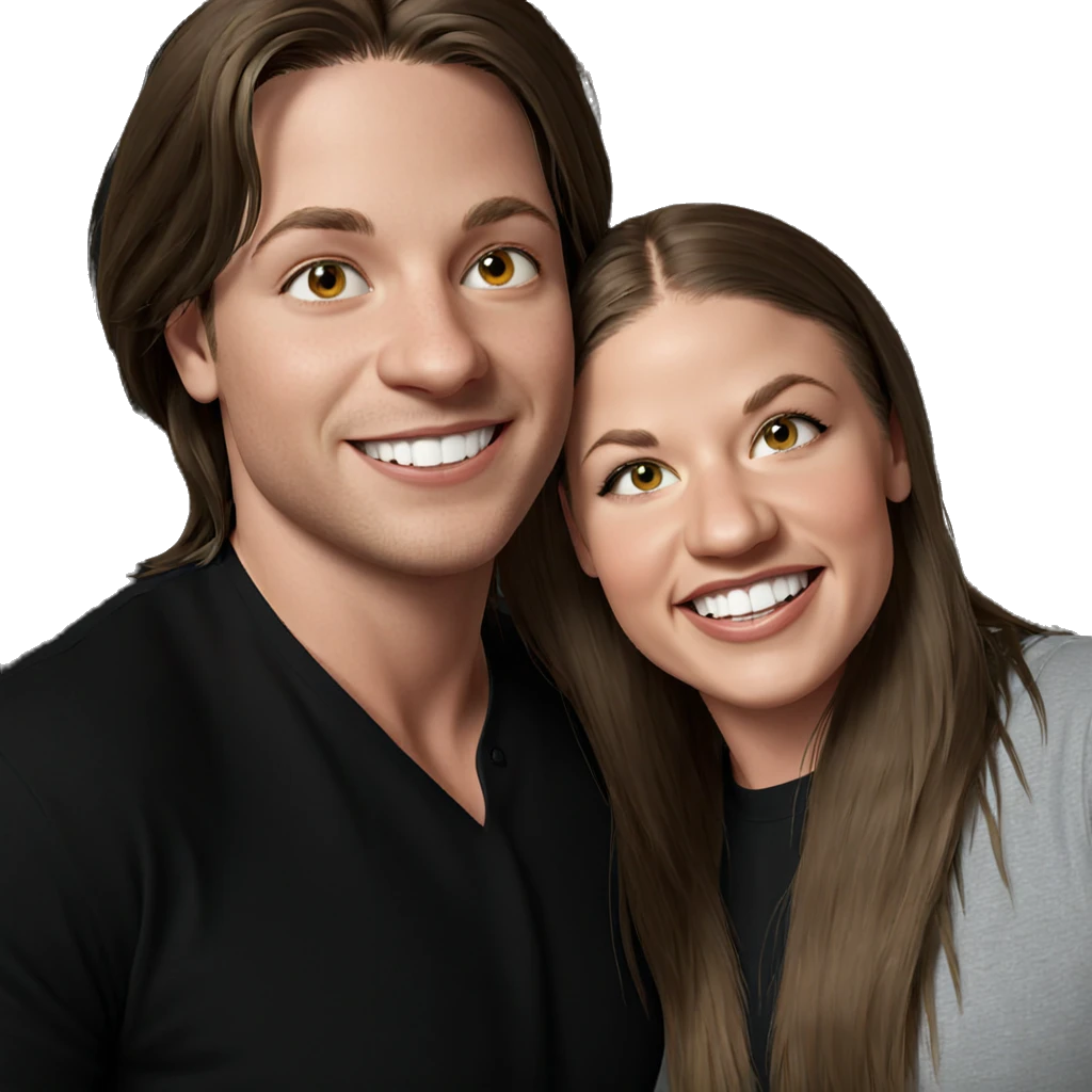 smiling boy with long hair emoji