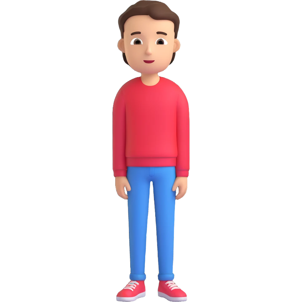 A young man emoji
