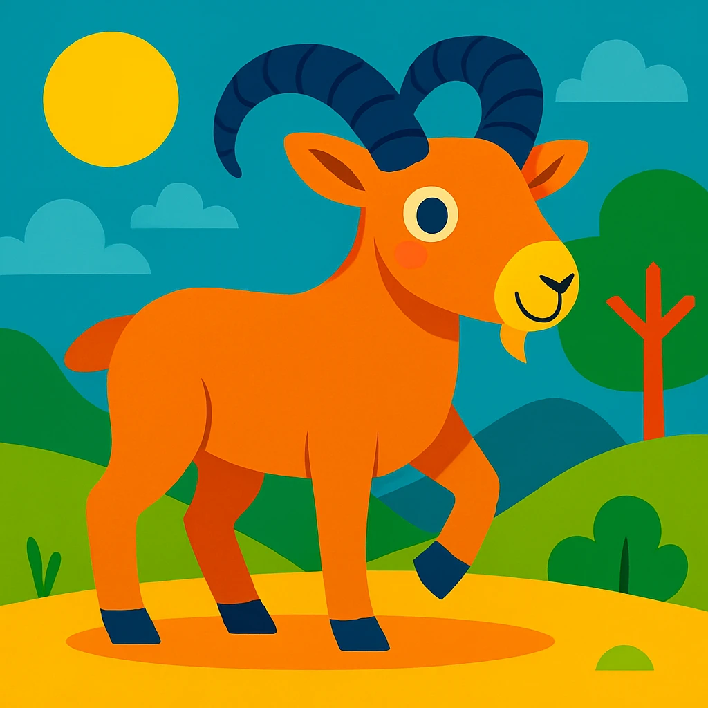 Mountain goat emoji