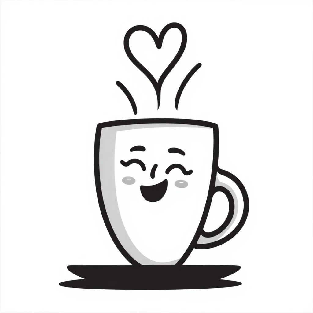 coffee emoji doodle emoji