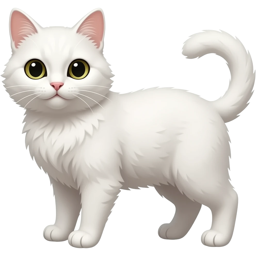 White cat emoji