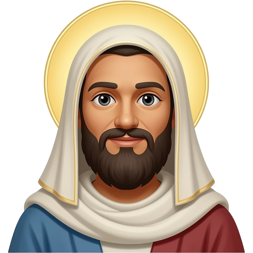 Enoch from the Bible talking to God emoji