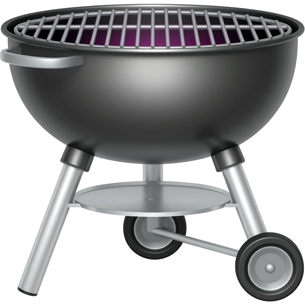 Drei Bein Grill Seitenansicht emoji