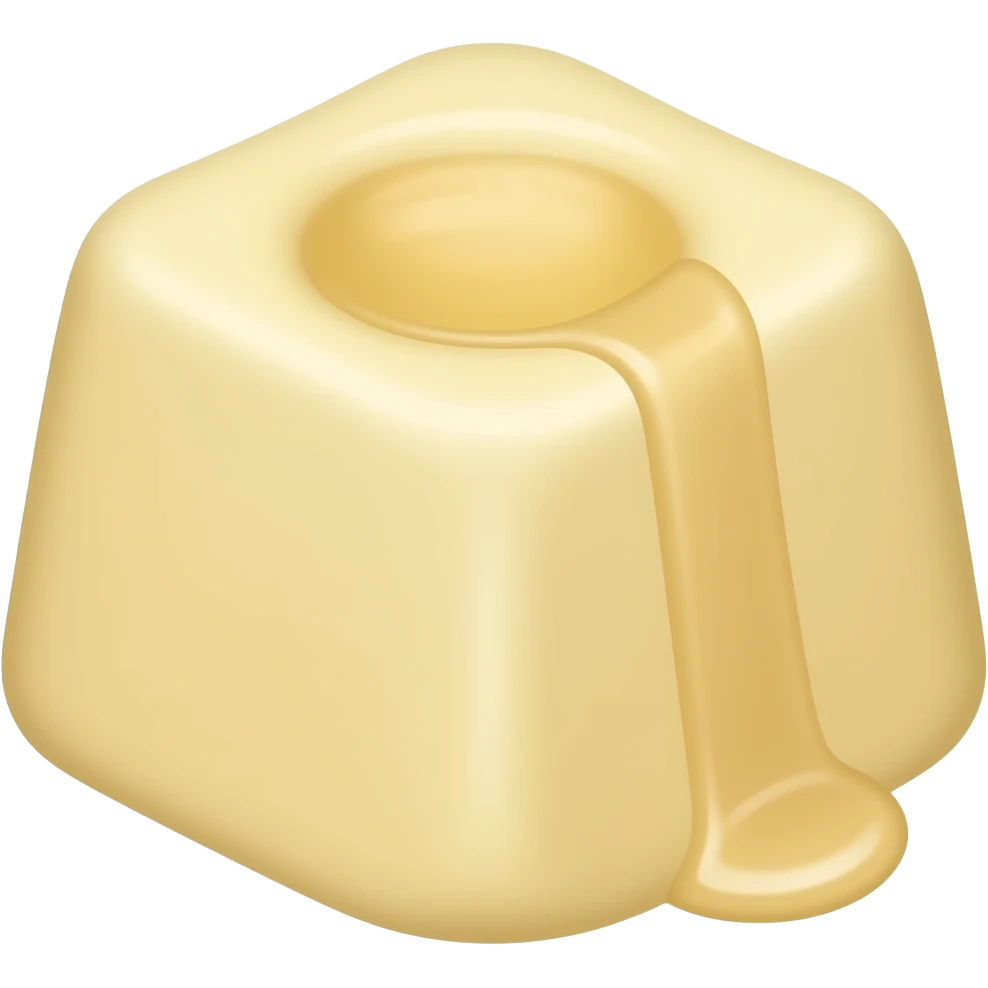 small vanilla pudding cubes emoji